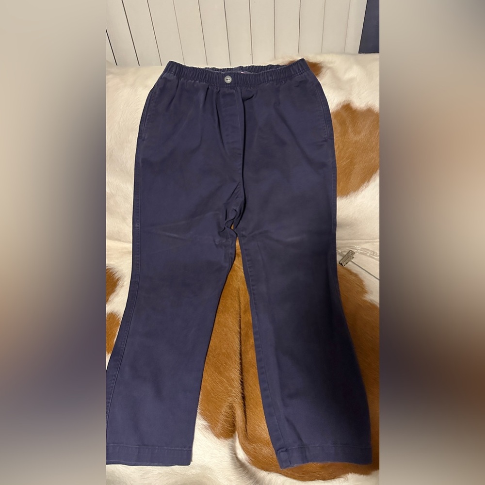 Woman Within Navy Blue Jeans w/ Elastic Waist, 18W